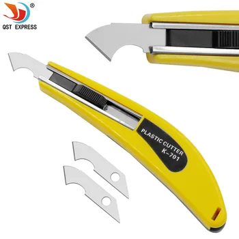 QSTEXPRESS Кука нож Акрилни CD режещ инструмент нож за рязане на плексиглас, ABS Нож органични дъска инструмент
