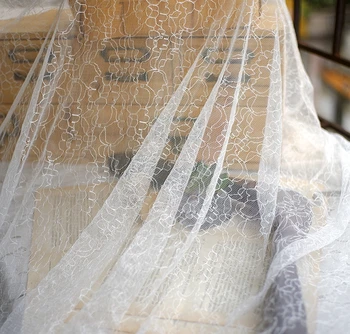 Широчина 150 см Тюлевая Плат на Окото, за Парти Сватбена Рокля Поли, аксесоари, ръчно изработени декоративни лейси плат материал