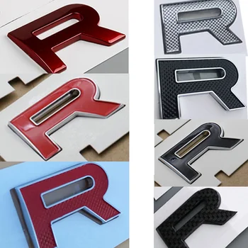 Емблема с Хромирани Букви за RANGE ROVER Evoque Velar SV Autobiography Автомобилен Стайлинг Лого върху предния капак и Багажника на Иконата Стикер Черно Червено