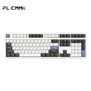 FL · ESPORTS GP108 Трехрежимная механична клавиатура 108 клавиши RGB с възможност за гореща подмяна на 2,4 G Безжична Bluetooth Жична Win /Mac /iPad