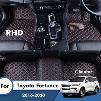 RHD по Поръчка на Автомобилни Стелки За Toyota Fortuner 2022 2020 2021 2019 2017 2018 2016 7 Местни Автомобилни Аксесоари За Интериора на Килими Килим