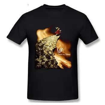 Korn Follow The Leader ТЕНИСКА Ежедневни Облекла Мъжки Модни Тениска Облекло Памучен Тениска Тениска