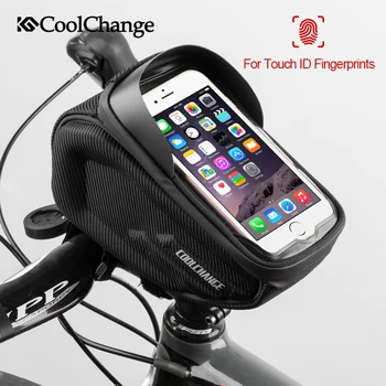CoolChange Велосипедна Чанта Водоустойчива Сензорен Екран Велосипеден Волана Чанта Светоотражающая Горна Тръба на Рамката Чанта За Телефон МТВ Велосипед Аксесоари