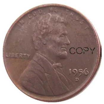 САЩ 1956 1957 1958 1959 P D S Различни Монетни Дворове Пшеничен Пени Централна Медни Копирни Монета