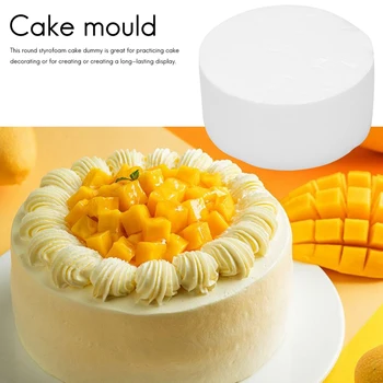 NOCM-Кръгла мишена за торта от стиропор (6 инча)