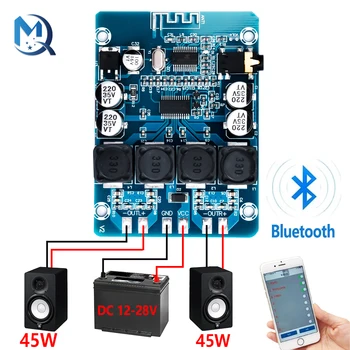 високо качество на XH-M314 TPA3118 2x45 W 12 В 24 В стерео Bluetooth аудио Цифров усилвател Такса amplificador